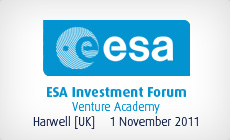 ESA Investment Forum 2011 - Venture Academy