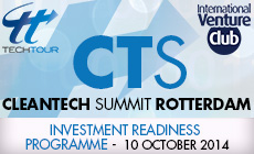 Cleantech Summit Rotterdam – Investment Readiness Programme 2014